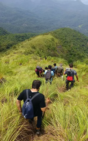 Team outing on a hike